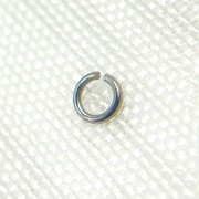 24Gauge Black Rhodium Sterling Silver Open Jump Ring